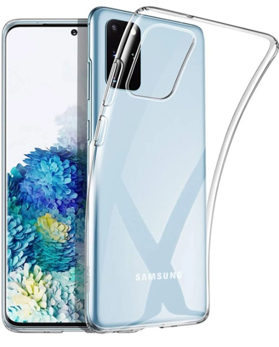 Puzdro priesvitné silikónové Samsung G985 Galaxy S20 Plus Priesvitné