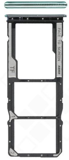Držiak SIM karty Xiaomi Redmi Note 10, Note 10s green