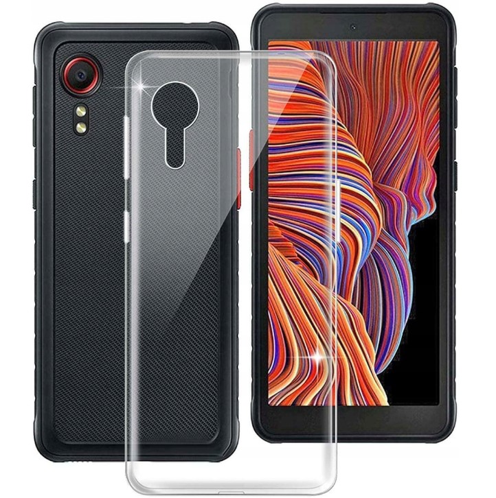 Puzdro priesvitné silikónové Samsung Galaxy Xcover 5, G525 Priesvitné