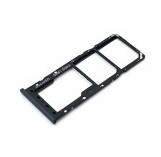 Držiak SIM karty a SD karty Samsung Galaxy A21s, A217 Čierna