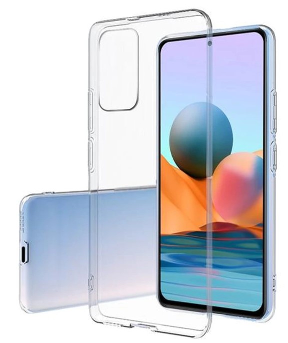 Puzdro priesvitné silikónové Xiaomi Redmi Note 10s, Note 10 Priesvitné
