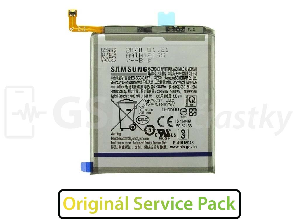 Batéria Samsung EB-BG980AB pre Samsung Galaxy S20 (G980, G981) Originál