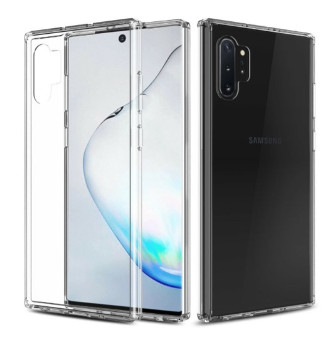 Puzdro priesvitné silikónové Samsung Galaxy Note 10 Plus, N975 Priesvitné