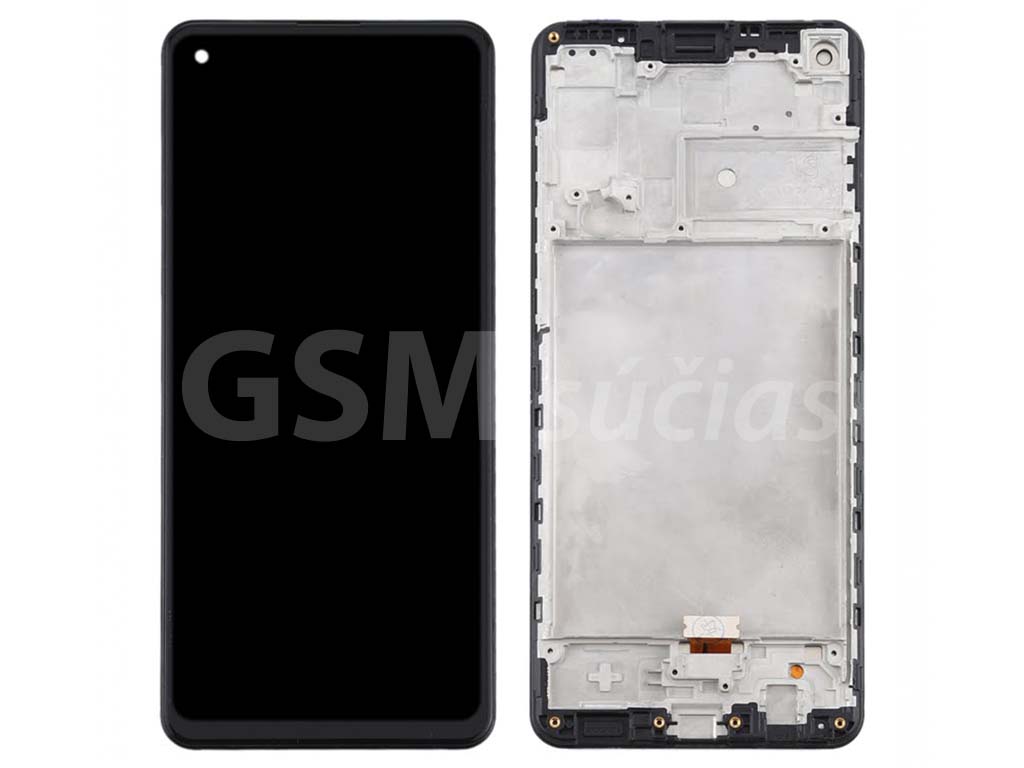 LCD Displej + Dotykové sklo Samsung Galaxy A21s A217F - originál + Rám