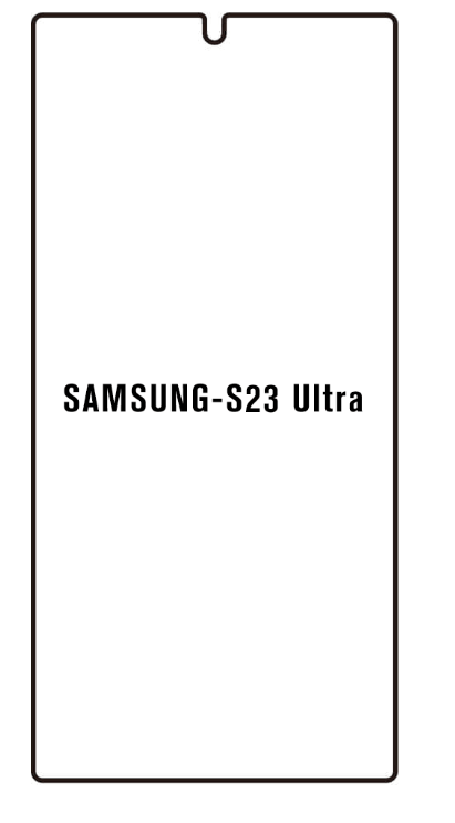 Hydrogel ochranná fólia pre Samsung Galaxy S23 Ultra, S918 predná matná