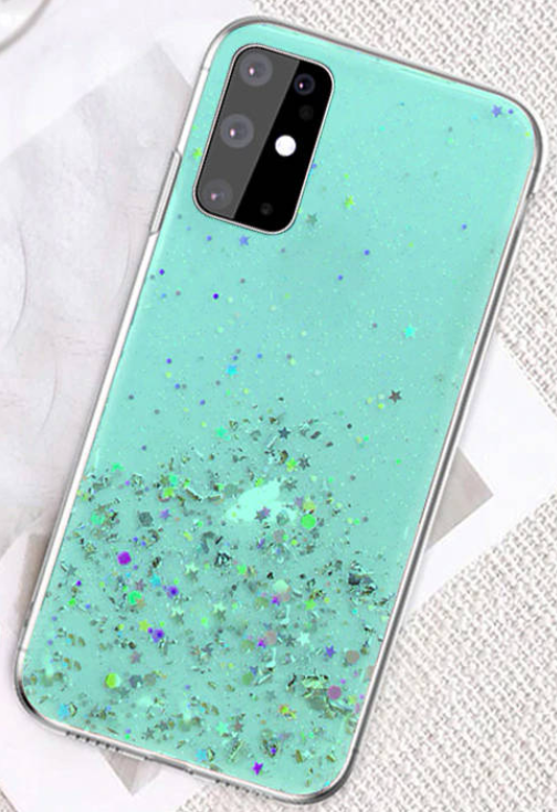 Puzdro GLITTER na mobil Samsung Galaxy S23 Ultra mint - zelená