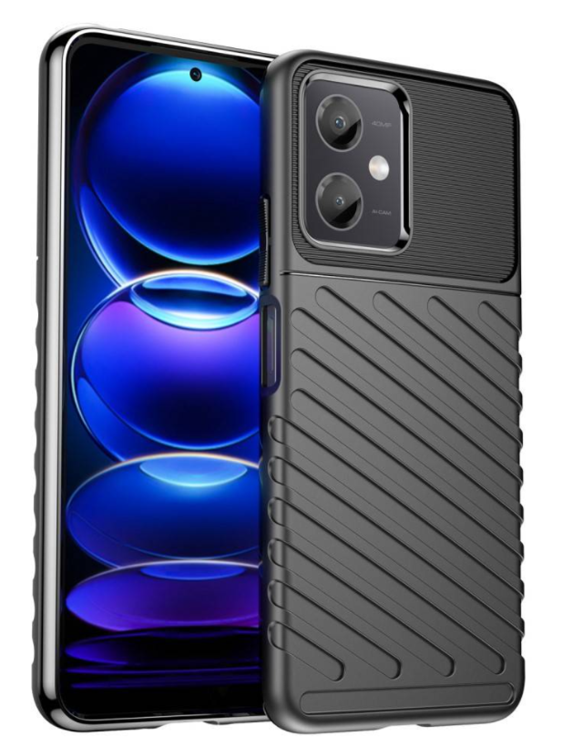 Puzdro odolné protinárazové Xiaomi Redmi Note 12, Poco X5 5G Čierna