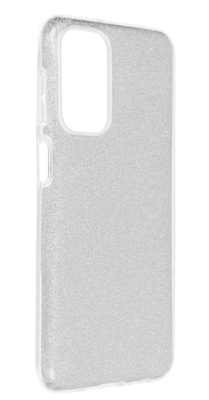 Puzdro GLITTER 3v1 Samsung Galaxy A23 5G Strieborná