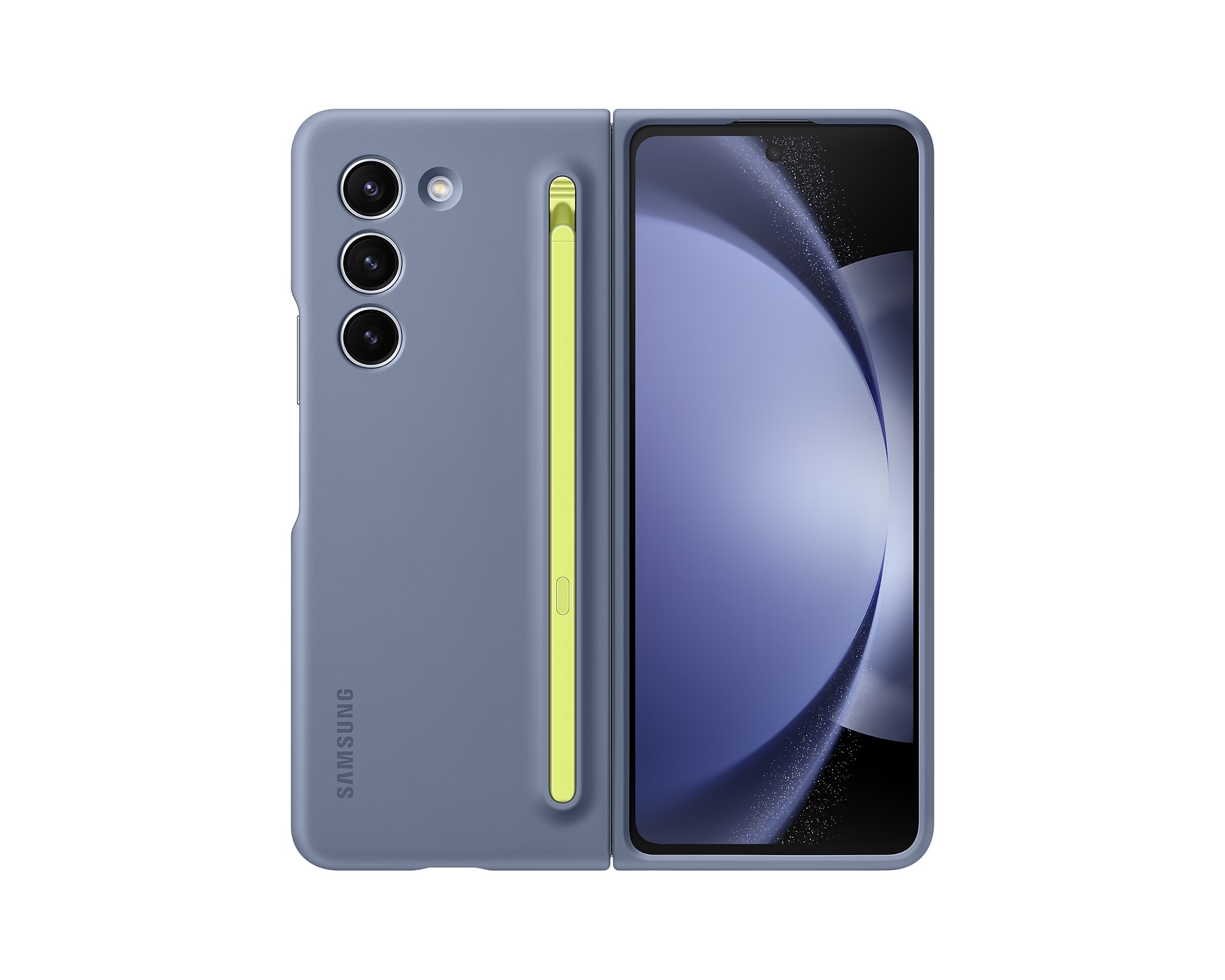 EF-OF94PCLE Samsung Flip Kryt s Perem pre Galaxy Z Fold 5 Icy Blue