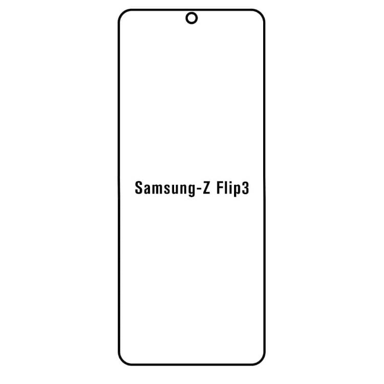 Hydrogel ochranná fólia pre Samsung Galaxy Z Flip 3 (SM-F711) vnútorná číra