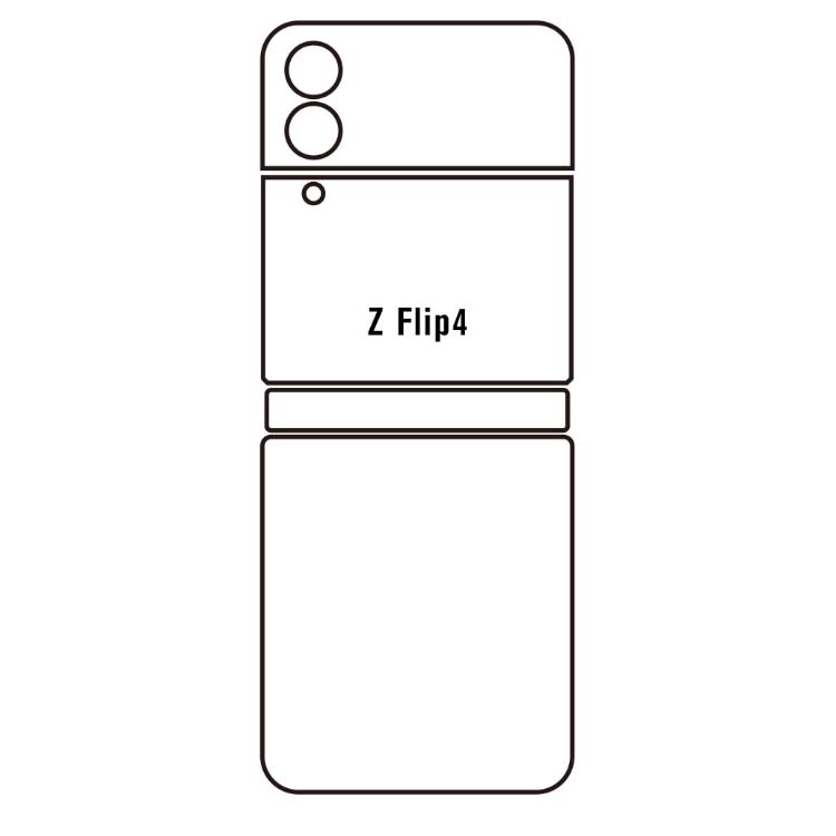 Hydrogel ochranná fólia pre Samsung Galaxy Z Flip 4 (SM-F721) vonkajšia číra