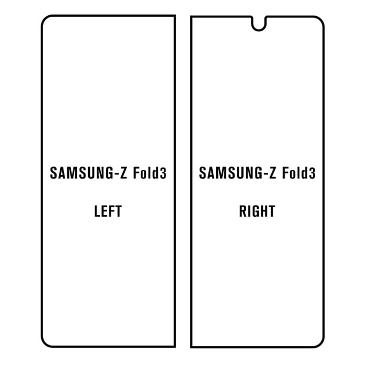 Hydrogel ochranná fólia pre Samsung Galaxy Z Fold 3 (SM-F926) vnútorná číra