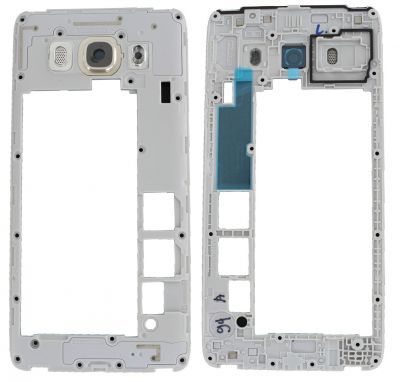 Kryt Samsung J510FN Galaxy J5 2016 Duos stredový + sklíčko kamery stredový rám