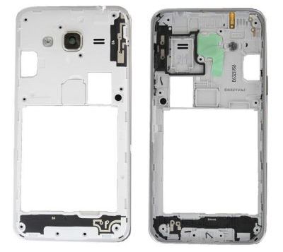 Kryt Samsung Galaxy J3 2016 - J320 stredový + sklíčko kamery stredový rám