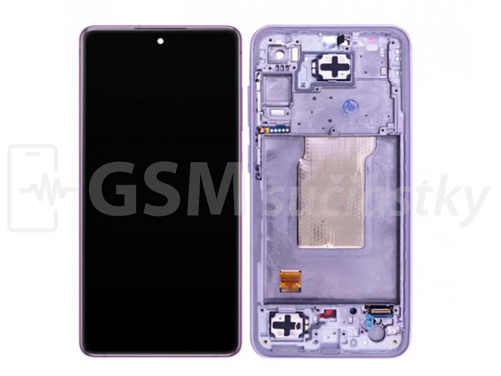 LCD Displej + Dotykové sklo Samsung A356B Galaxy A35 5G - originál Fialová