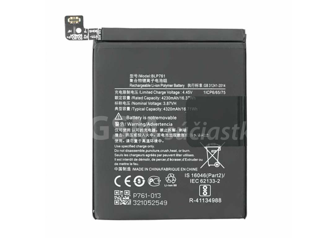 Batéria OnePlus 8 BLP761 OEM