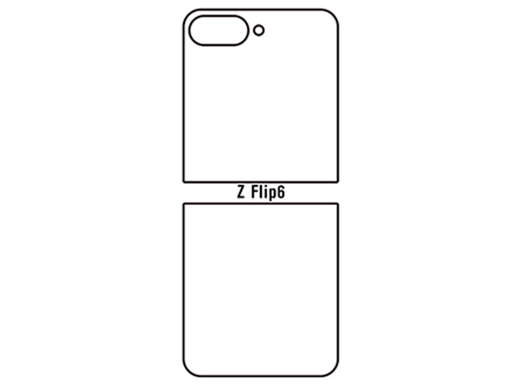 Hydrogel ochranná fólia pre Samsung Galaxy Z Flip 6 (SM-F741) vonkajšia číra
