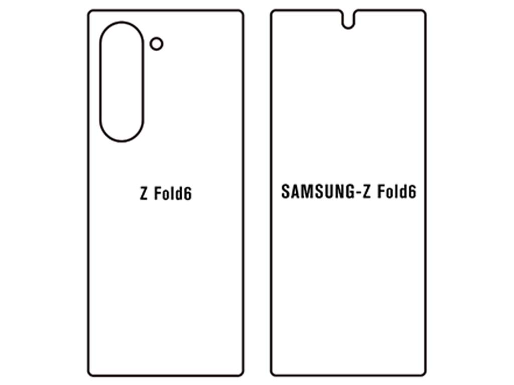 Hydrogel ochranná fólia pre Samsung Galaxy Z Fold 6 (SM-F956) vonkajšia matná
