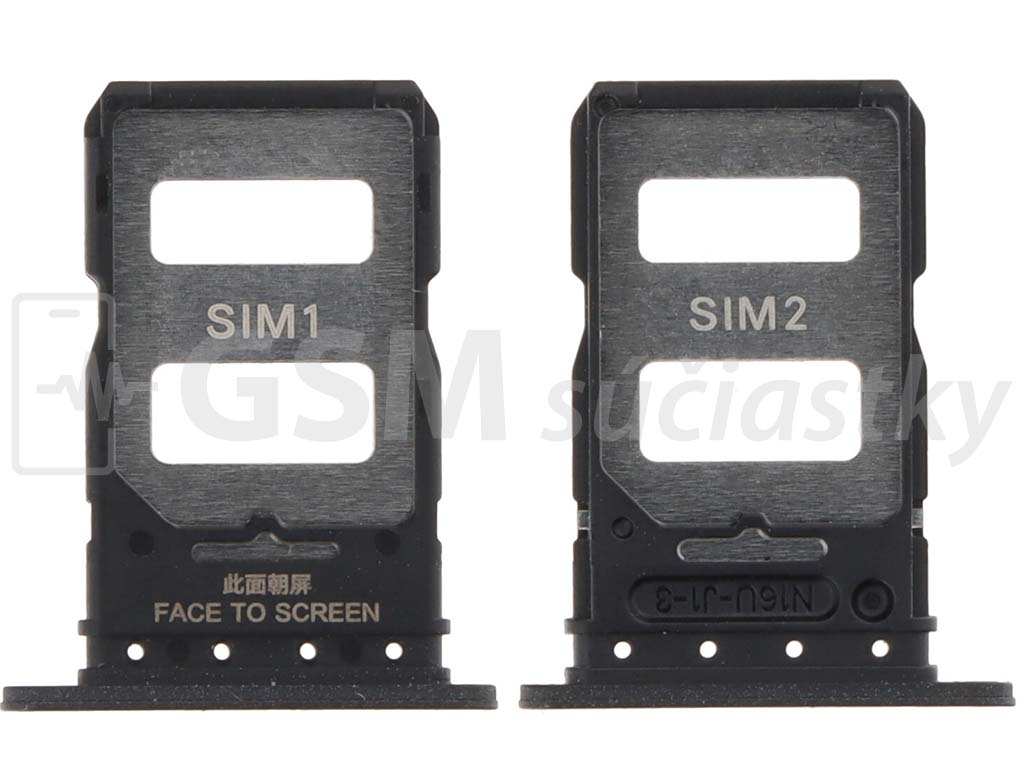 Držiak SIM karty Xiaomi Redmi Note 13 Pro+ 5G Dual Čierna