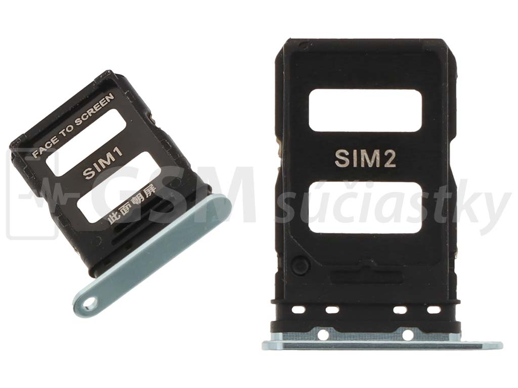Držiak SIM karty Xiaomi 14 Dual Modrá