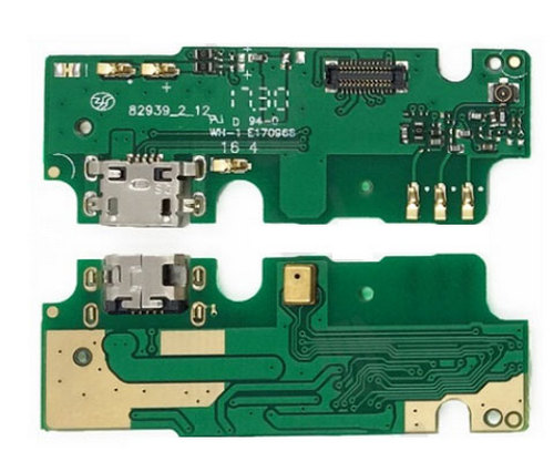 Spodná doska nabíjania Lenovo K6 Note - nabíjací konektor, mikrofón a PCB doska nabíjací konektor, doska a mikrofón