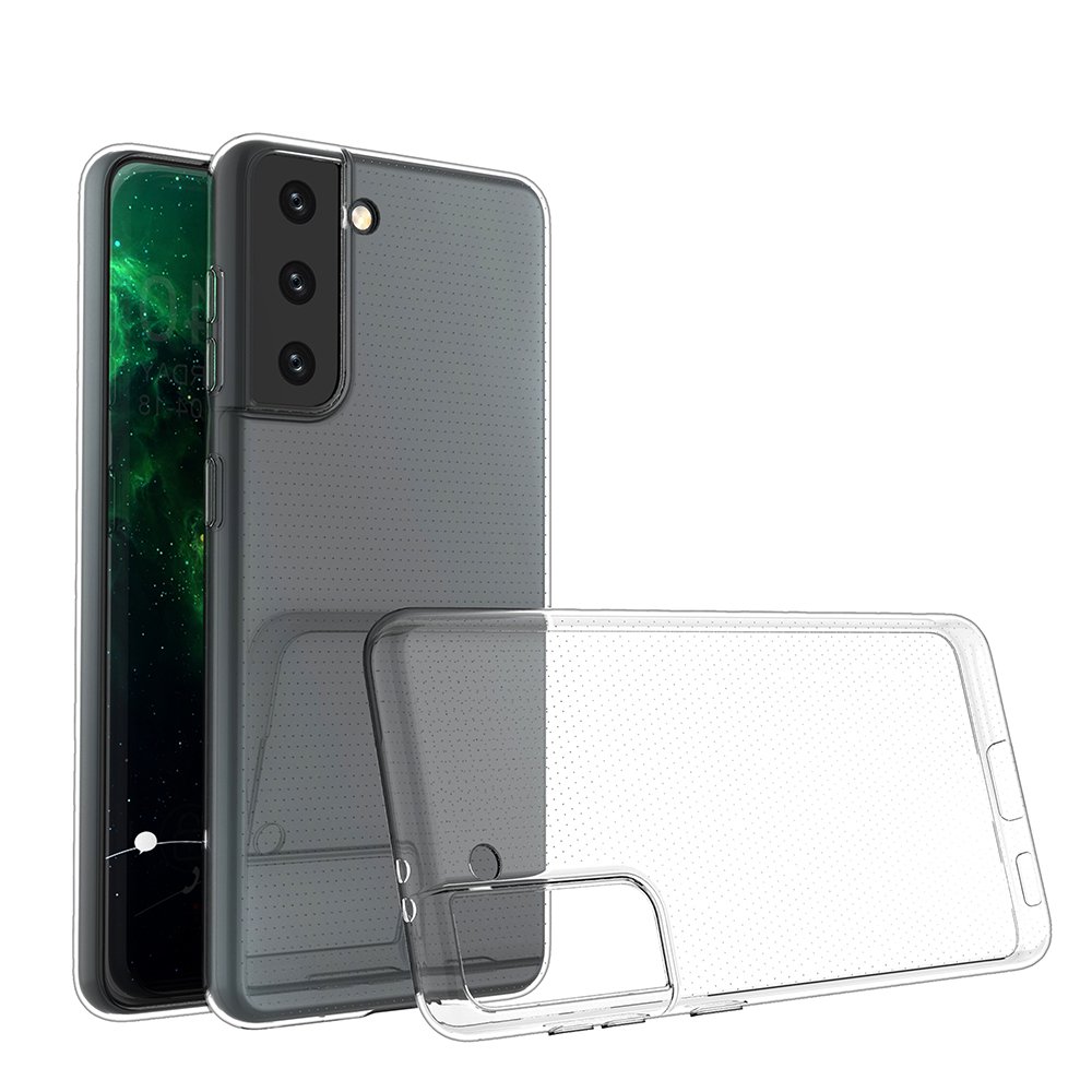 Puzdro priesvitné silikónové Samsung G990 Galaxy S21 FE Priesvitné