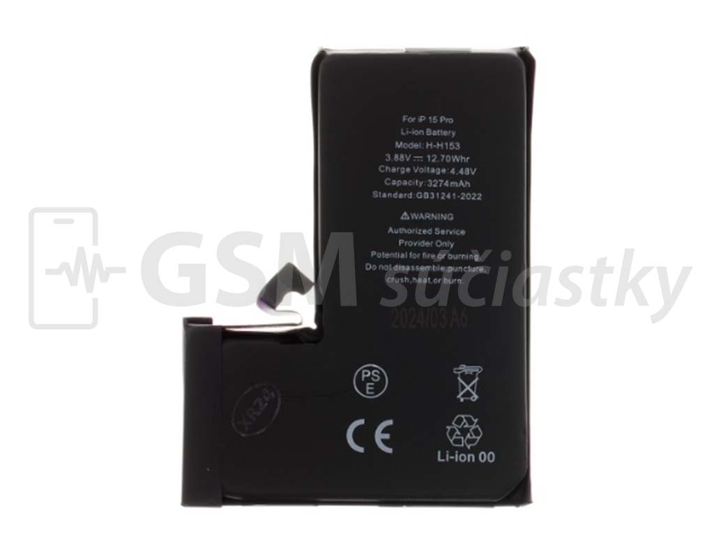 Batéria iPhone 15 Pro - 3274 mAh