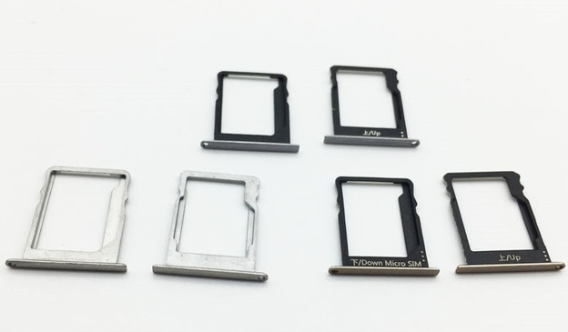 Držiak SIM/SD karty Huawei P8 Lite, ELA-L21 Strieborná