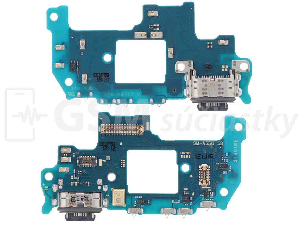 Doska nabíjania Samsung A556 Galaxy A55 5G - nabíjací konektor, mikrofón PCB doska, nabíjací konektor, mikrofón