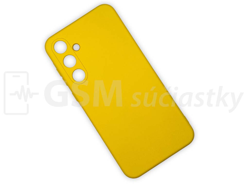 Silikónový kryt na mobil Samsung Galaxy A35 5G, Žltý