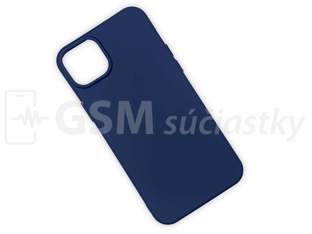Silikónový kryt na mobil iPhone 14 Plus, Modrý