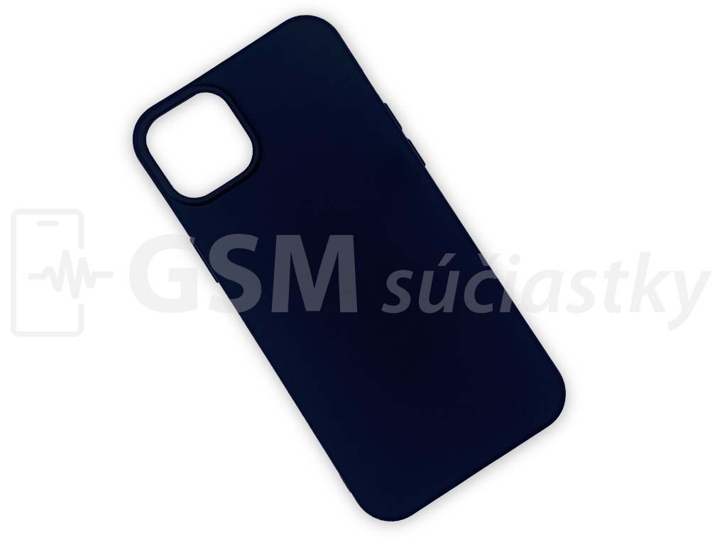 Silikónový kryt na mobil iPhone 14 Plus, Čierny