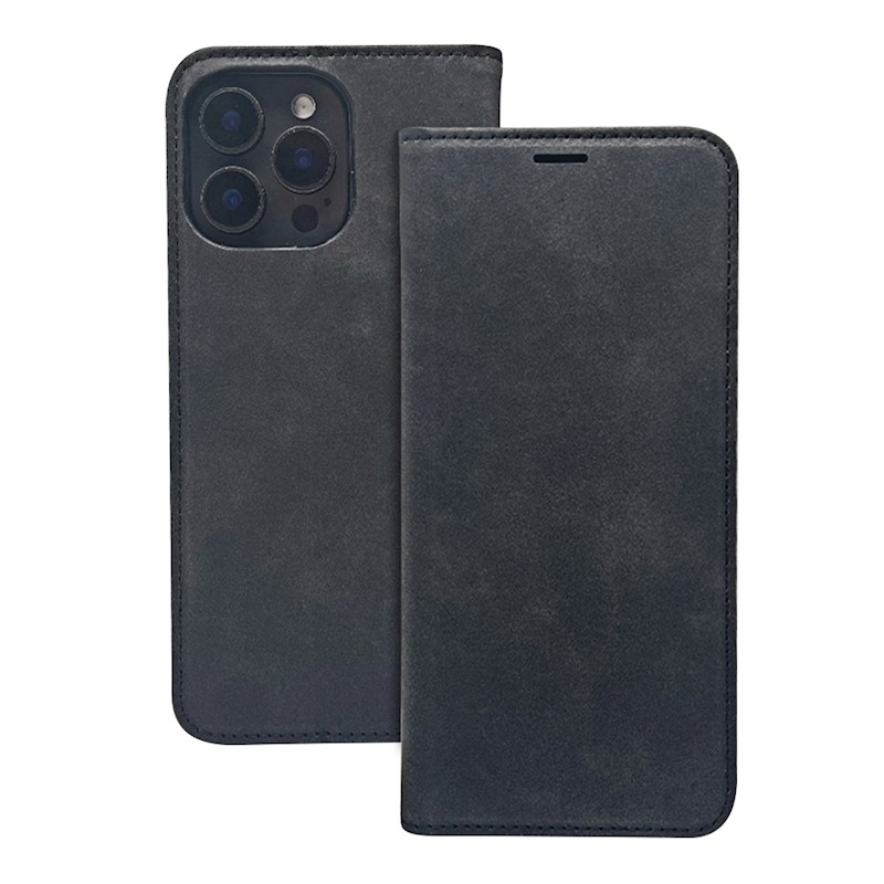 Knižkový kryt iPhone 16 Pro, čierne