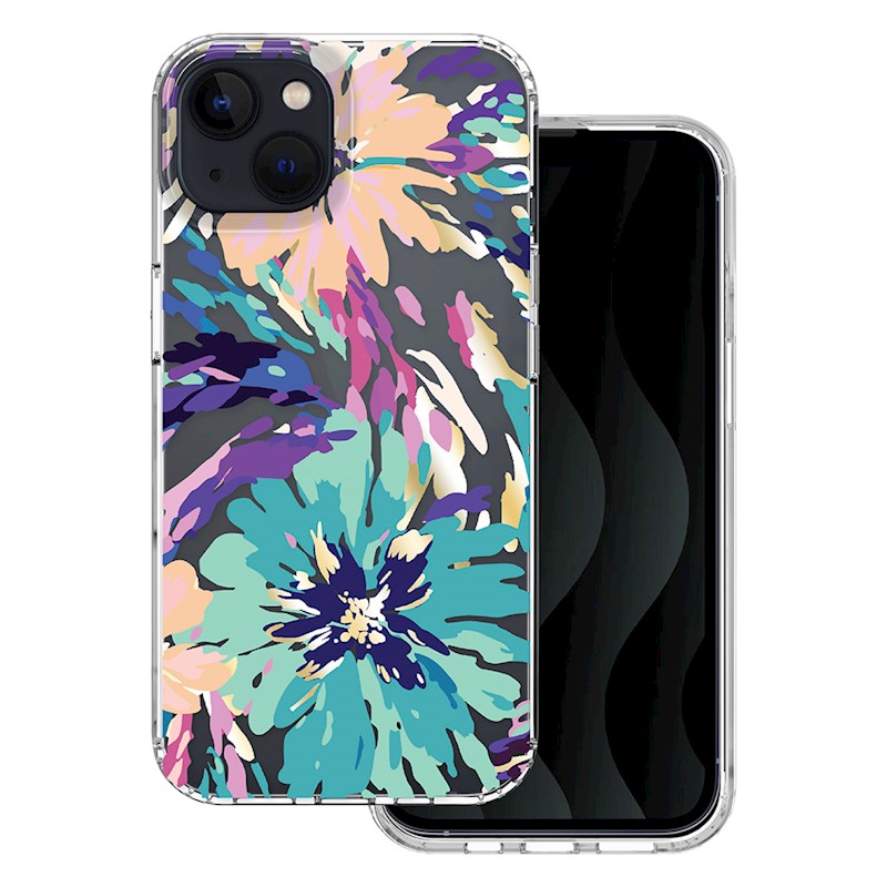 Obrázkové puzdro silikónové Apple iPhone 16 Pro Kvety Splash