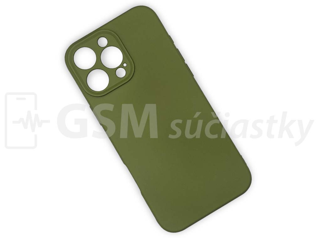 Silikónový kryt na mobil iPhone 16 Pro Max, Zelený
