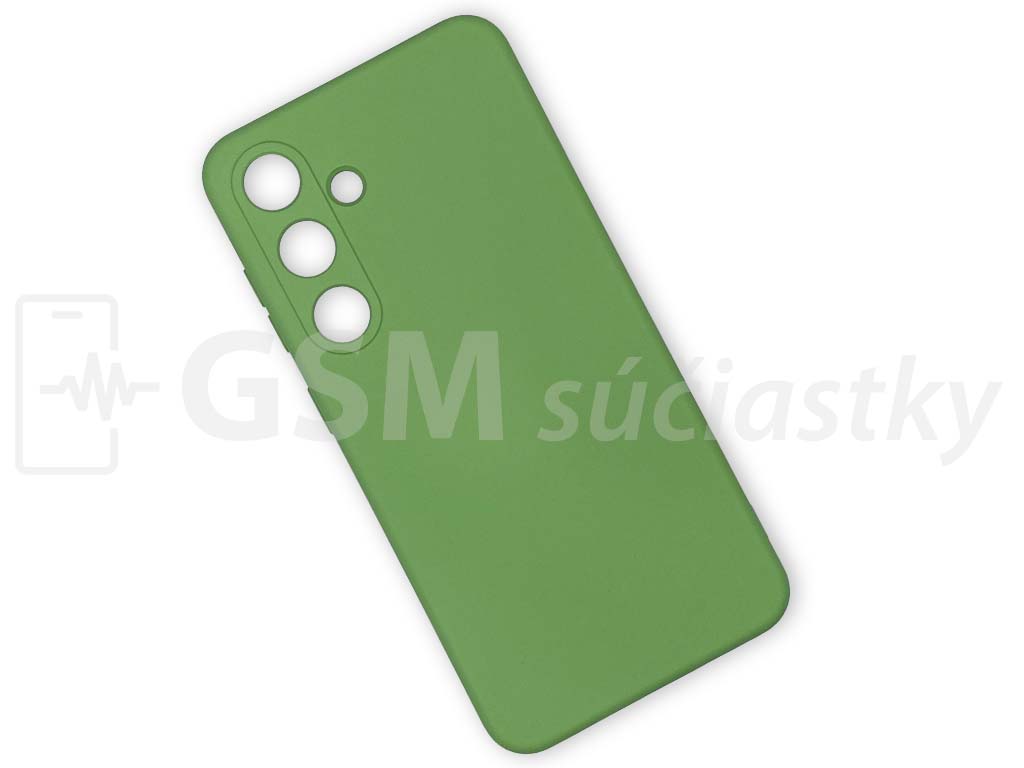 Silikónový kryt na Samsung Galaxy S24 5G, zelený