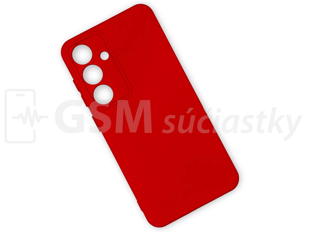 Silikónový kryt na Samsung Galaxy S24 5G, červený