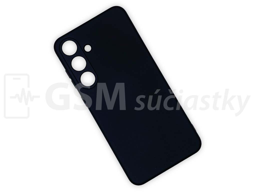 Silikónový kryt na Samsung Galaxy S25 Plus, čierny