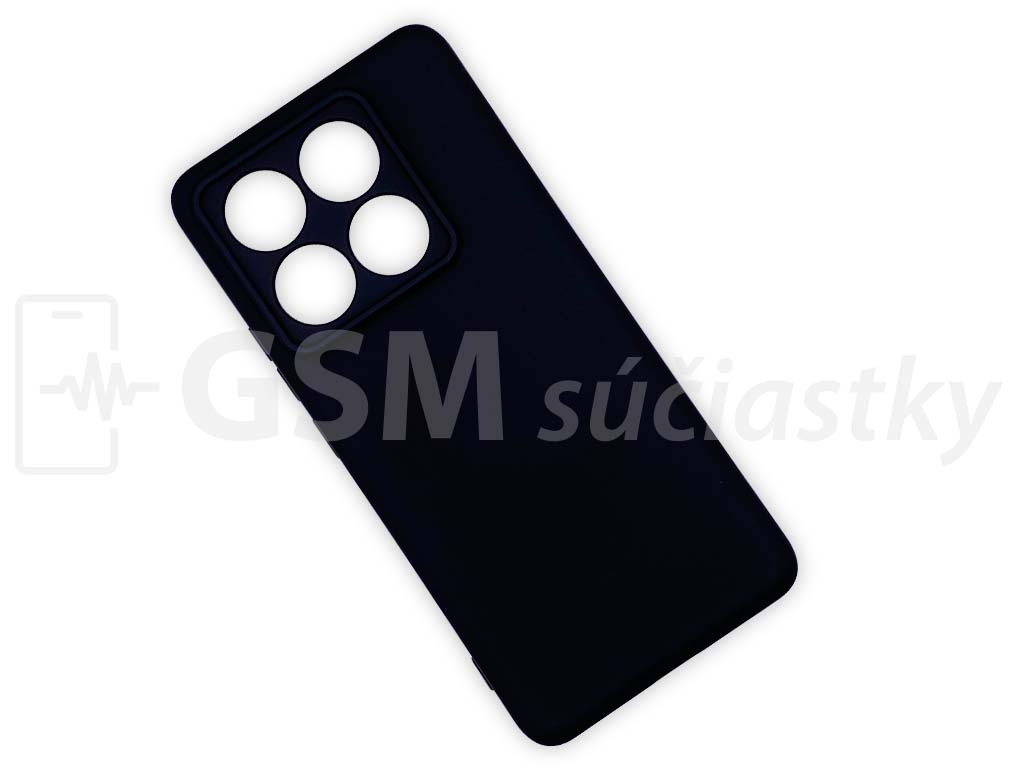 Silikónový kryt na mobil Xiaomi 14T Pro, Čierny