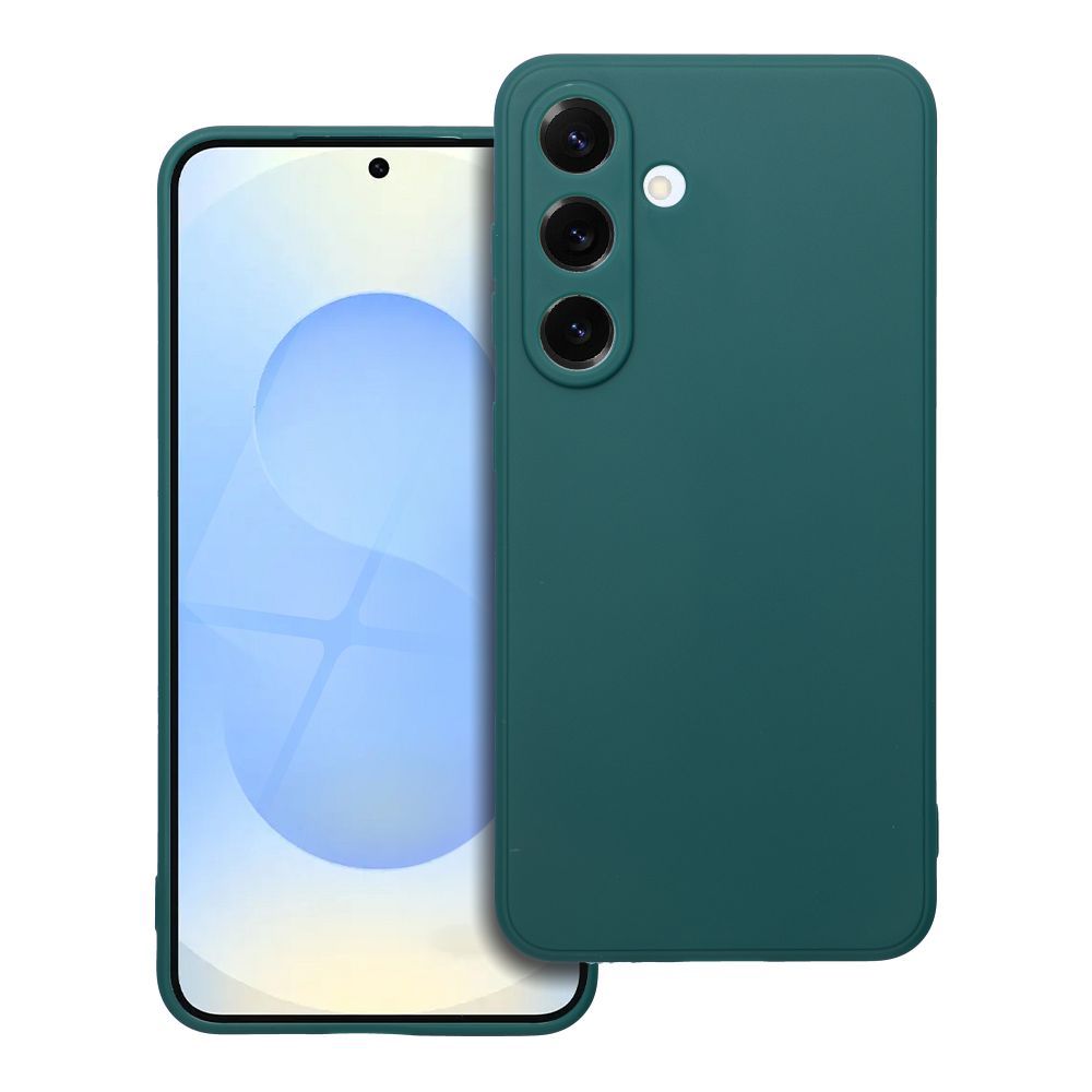 Puzdro na mobil Samsung Galaxy S25, tmavo zelené