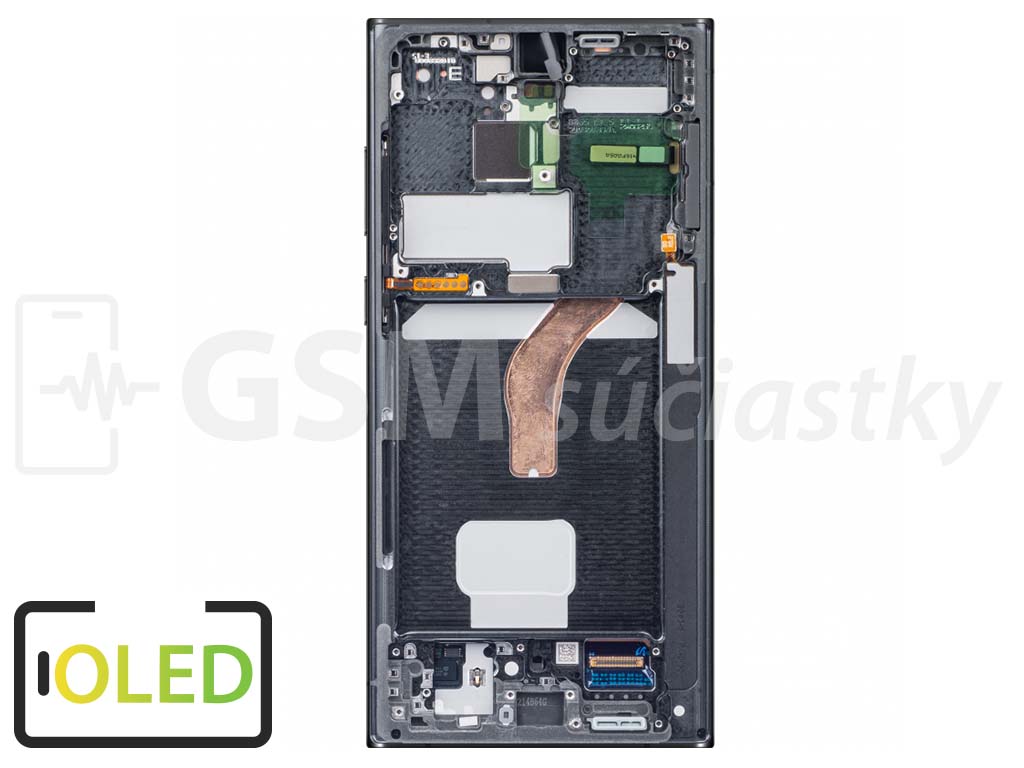 LCD Displej + Dotykové sklo Samsung Galaxy S23 Ultra S918B OLED Čierna