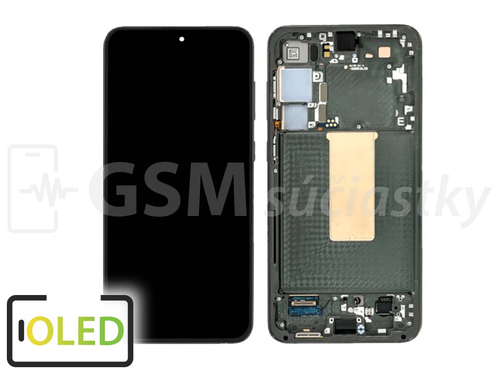 LCD Displej + Dotykové sklo Samsung Galaxy S23 Plus, S916B OLED Čierna