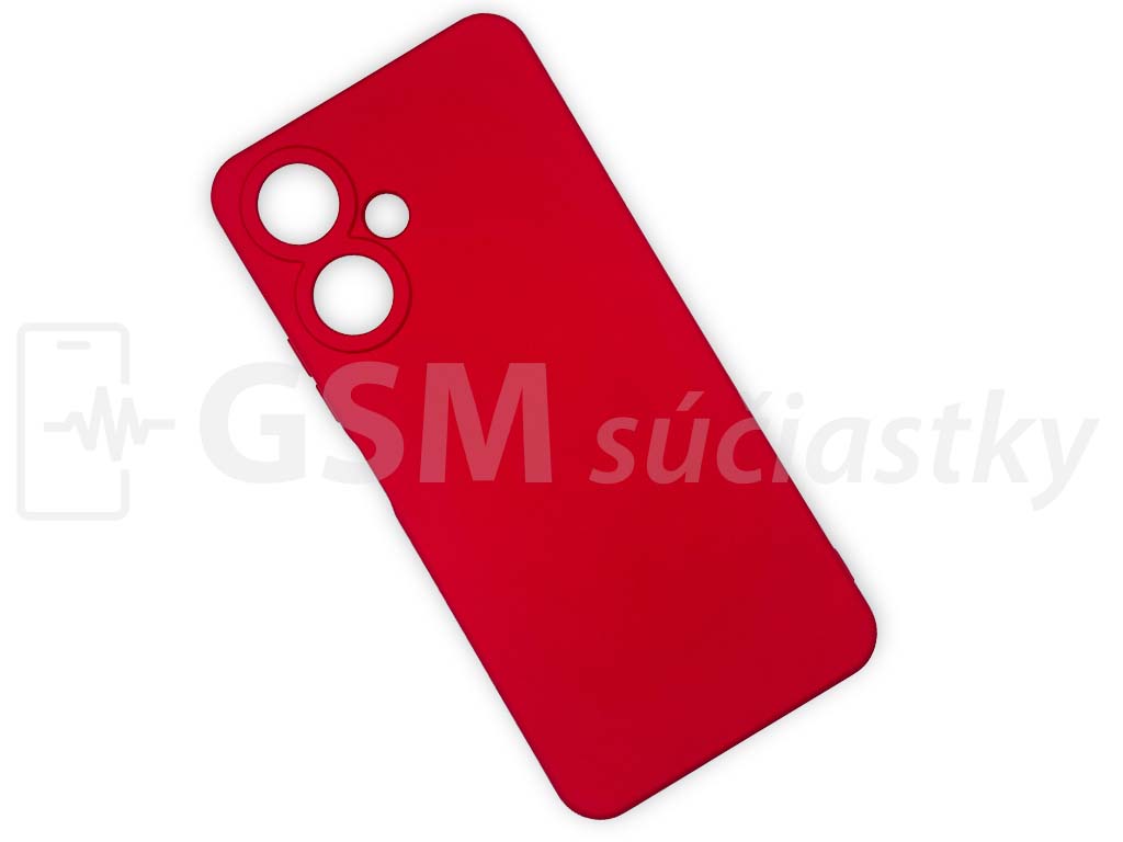 Puzdro silikonové Xiaomi Redmi 13C, Poco C65 červené