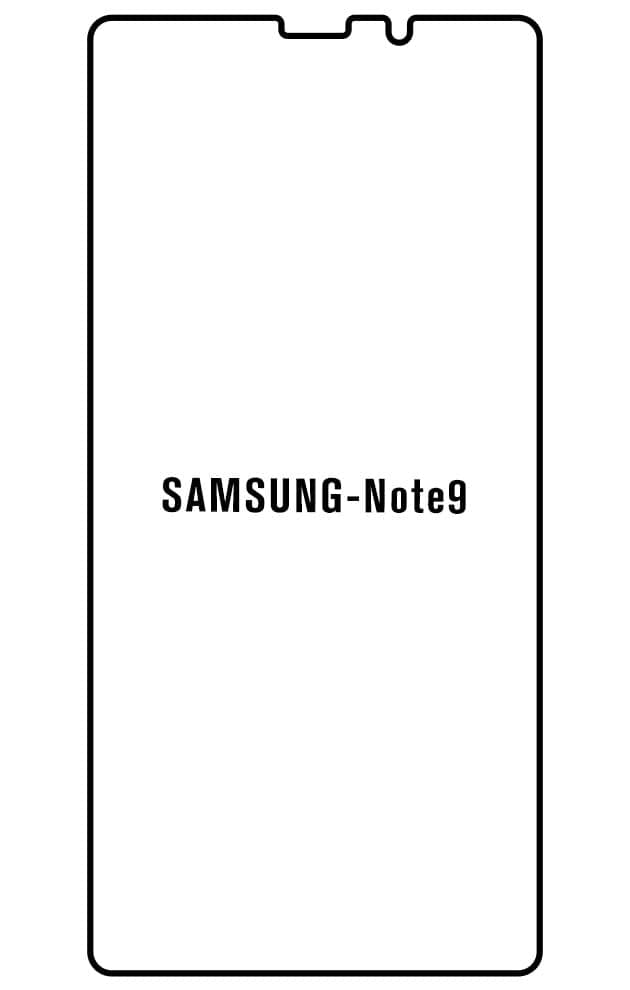Samsung Note9 Predná Hydrogél ochranná fólia Kompatibilná s krytom, Číra