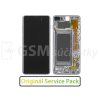 Samsung G975F Galaxy S10 Plus LCD displej + Dotykové sklo a Rám Originál black