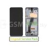 Samsung G980F, G981B Galaxy S20 LCD displej + Dotykové sklo a Rám Originál grey