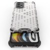 Honeycomb ochranný zadný kryt pre Realme GT Čierny Transparentný 4