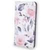 Dámske knižkové puzdro Samsung Galaxy A20s - kvety