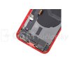 iPhone 12 Zadný Housing s Malými Dielmi Červený2