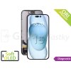 iPhone 15 LCD displej + dotykové sklo zobrazujúci sa ako Originál